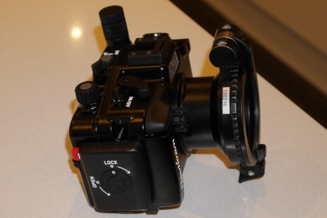 Flip Diopter on Nauticam RX100 IV